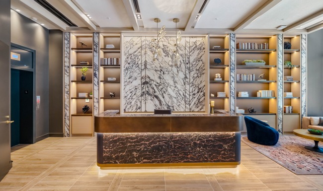 community lobby and concierge desk community lobby and concierge desk
