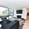 Private Lounge with Dual-Sided Fireplace