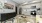 rendering of a living room and kitchen