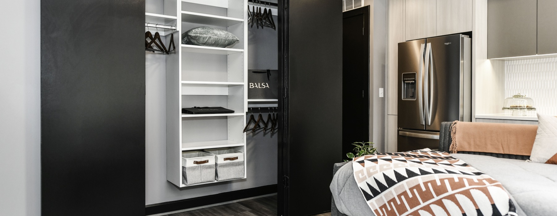 Studio Apartment Closet