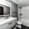 Bathroom with Backlit Mirror